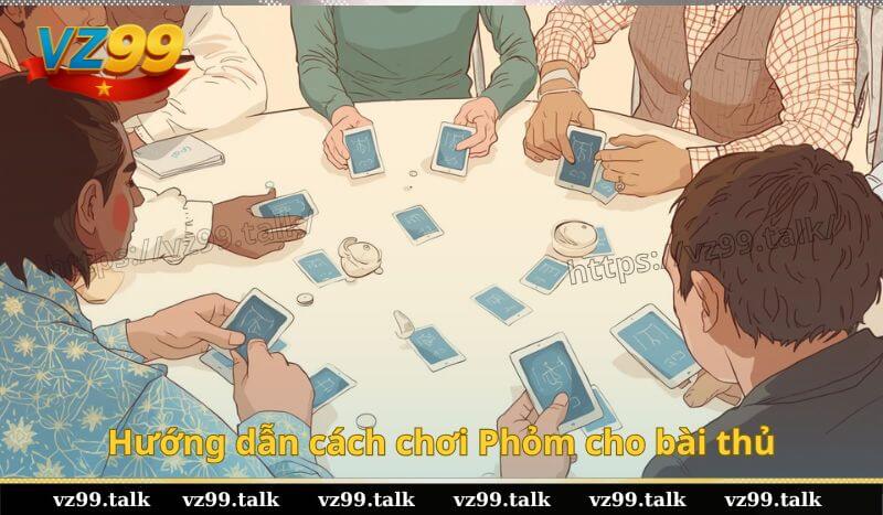 Hướng dẫn cách chơi Phỏm cho bài thủ