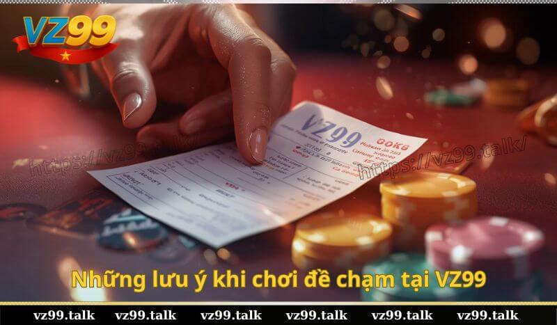 Những lưu ý khi chơi đề chạm tại VZ99